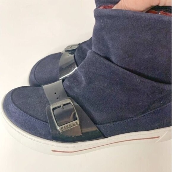 Birkenstock Toddler Big Kid Unisex Ballina Zip Up Suede Leather Naturleder Boots - Picture 7 of 16